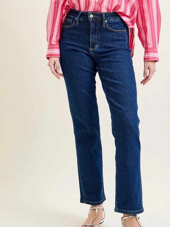 Judy Blue Denim - Judy Blue High Waist Classic Straight Fit Jeans